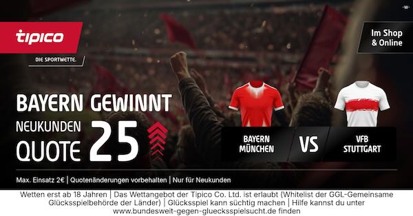 tipico boost auf bayern gewinnt das dfb pokal finale gegen vfb stuttgart