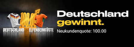 Bwin Boost 100 Deutschland Elfenbeinküste, 20.6.