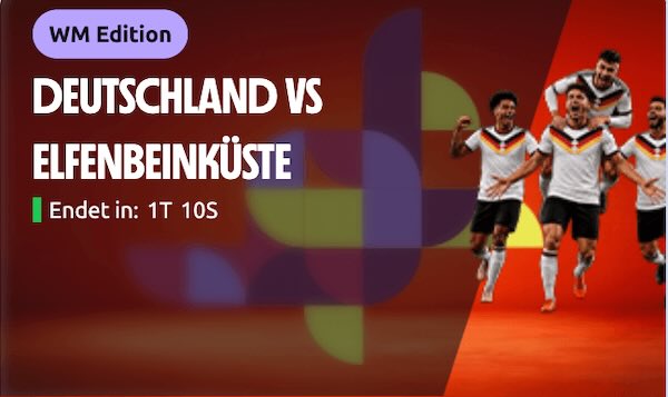 beim gratis tippspiel betano master 7500 euro in freebets zum wm spiel deutschland elfenbeinküste gewinnen