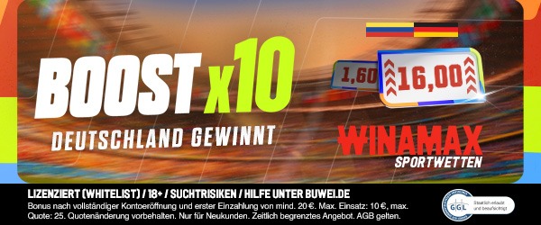 Ecuador Deutschland WM 2026 Boost winamax