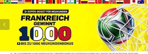 DAZN BET Boost Frankreich 30.6.