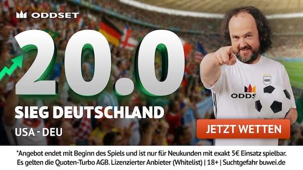 ODDSET Boost Deutschland USA
