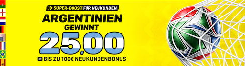 DAZN BET ARG Boost Finale Quote 25 19.7.