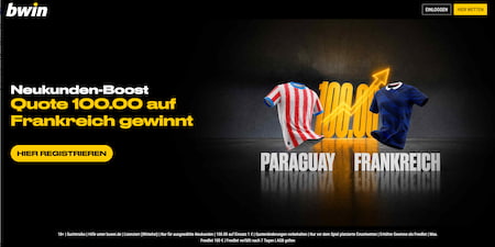 Bwin Boost FRA PAR 4.7. Quote 100