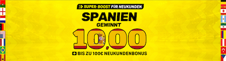 DAZN Bet Boost 10.7. Spanien Belgien 