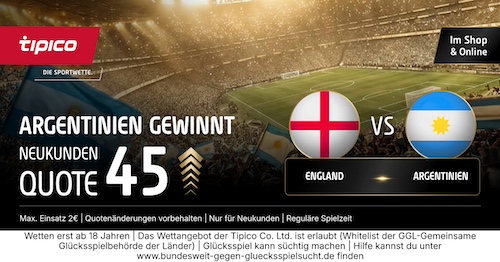 ARG Boost Halbfinale WM 2026 Tipico
