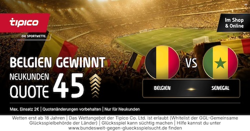 Belgien Boost WM 2026 - 1. Juli