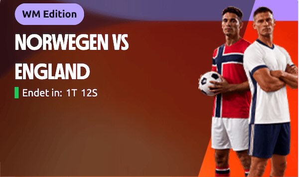 beim gratis tippspiel betano master 7500 euro in freebets zum wm viertelfinale norwegen england gewinnen