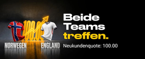 Bwin Boost Norwegen England Quote 100 Neukundenboost