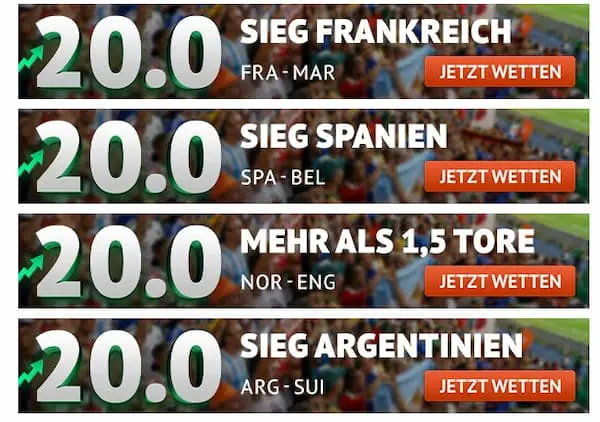 ODDSET Boost WM Viertelfinale
