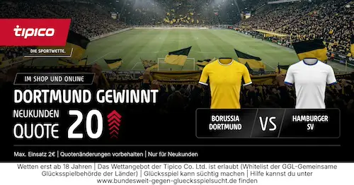 BVB Boost 29.8. Tipico