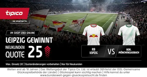 Leipzig Boost 29.8. Tipico