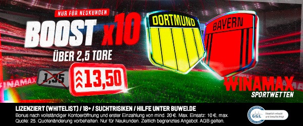 Winamax Boost SuperCup Deutschland