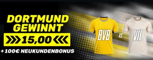 DAZN Bet Boost BVB VIL 8.9.