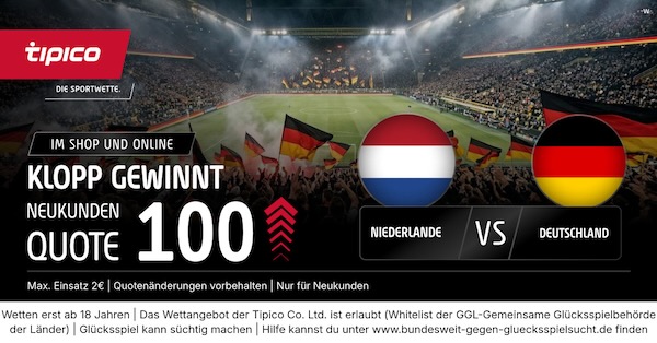 tipico quotenboost auf deutschland gewinnt in den niederlanden