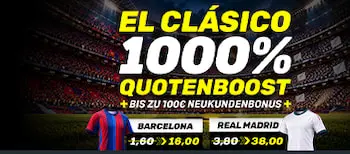 DAZN Bet Boost El Clasico 25.10.