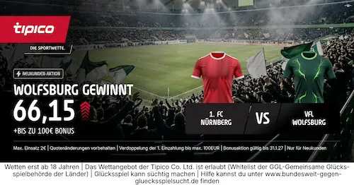 Tipico Boost 10.10. VfL Wolfsburg 